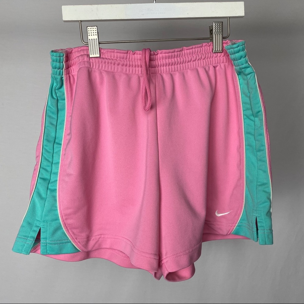 Pink and Teal Nike Shorts